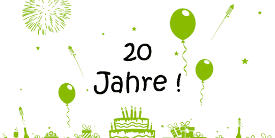 20-jähriges Firmenjubiläum