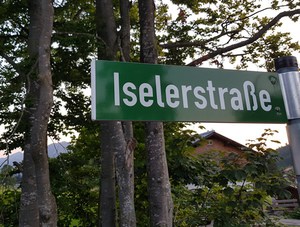 Iselerstrasse in Oberjoch