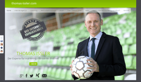 Relaunch Trainer-Website von Thomas Issler